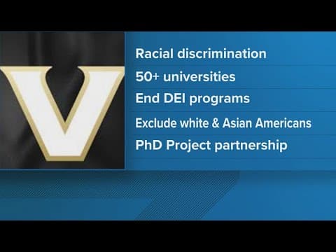 Trump administration targets Vanderbilt University over diversity policies