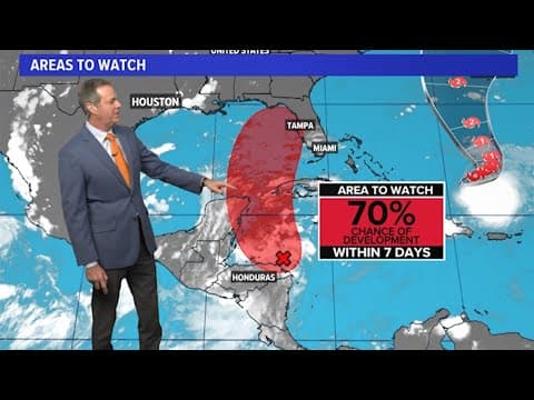 Tropical update: Watching for possible development in the Gulf of Mexico