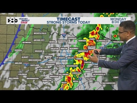 DFW Weather: Severe storms possible in North Texas this afternoon