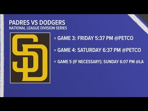 Padres fans gear up for big postseason showdown this weekend against the Dodgers at Petco Park