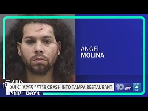 Man charged with DUI in deadly crash outside Carrabba's in Tampa