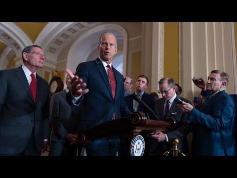 Senate Republicans haul Trump’s big bill to passage after a turbulent all-night session