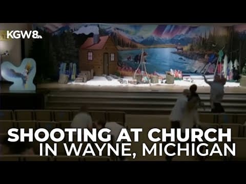 Panic at Michigan church as gunman opens fire; suspect shot dead, staffer wounded