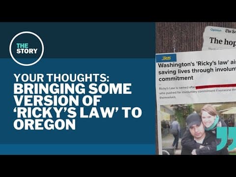 Should Oregon allow forced drug treatment? | Your Thoughts