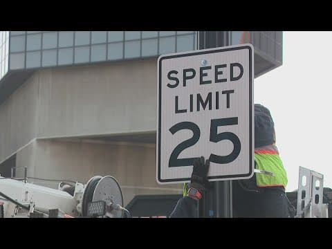 Many drivers not slowing down after new speed limit in downtown Columbus