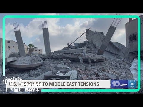 U.S. responds to Middle East tensions by deploying ship, submarine to the region