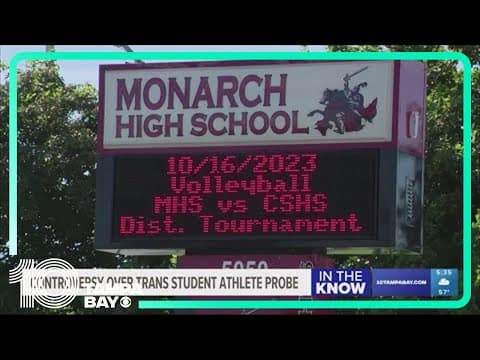 Broward County probing high school staff for allowing transgender student to play on girl's team