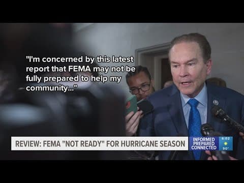 Reports: FEMA's readiness questioned in internal review ahead of hurricane season