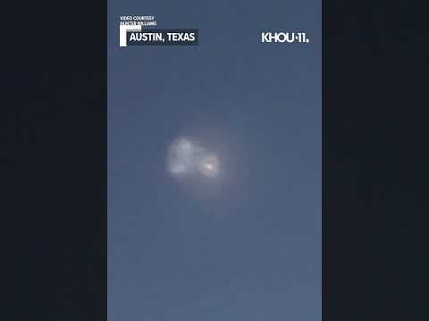 Video: SpaceX rocket seen flying over Austin #shorts