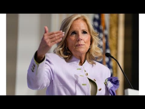 First Lady Jill Biden visits Portland