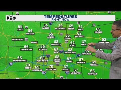 DFW Weather: Rain moves out of the area, but more showers may be on the way