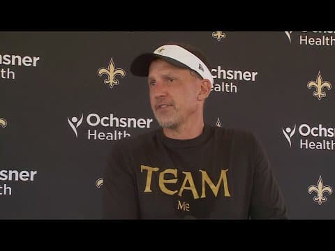 Dennis Allen shares thoughts on Day 7 of Saints training camp in California
