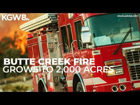 Wildfire grows to nearly 2,000 acres in unincorporated Wasco County