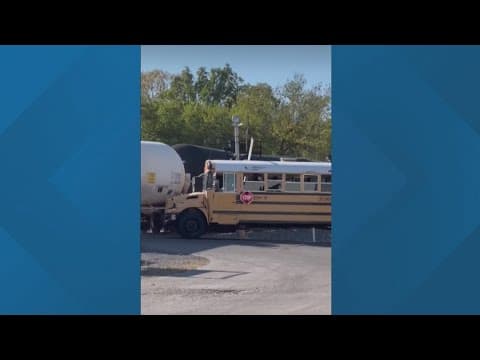 Central Ohio school bus driver instructor explains railroad safety protocol for buses