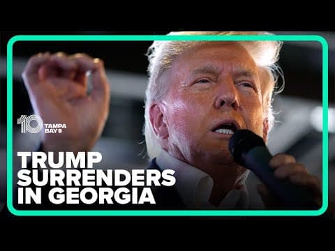 CBS News Special Report: Trump surrenders to Georgia authorities