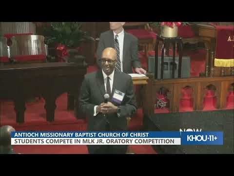 LIVE: Fourth- and fifth-grade students compete in MLK Jr. Oratory competition in Houston