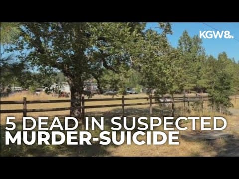 5 dead, including 3 children, in suspected southern Oregon murder-suicide