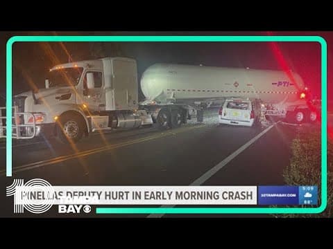 Pinellas County deputy injured in crash
