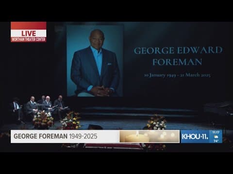 George Foreman's story in his words at his memorial service