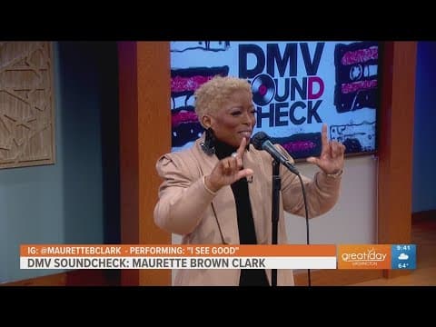 Multi award-winning singer Maurette Brown Clark brings sensational vocals and positive vibes to the