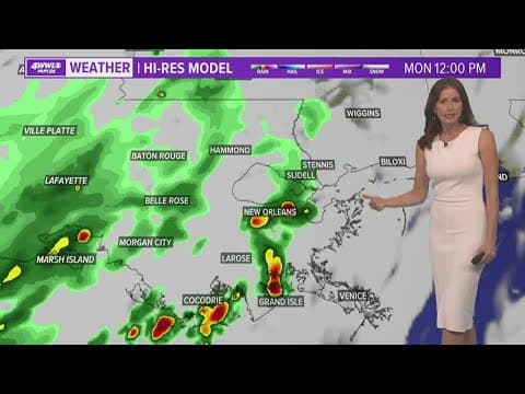 Clouds and scattered rain for Labor Day