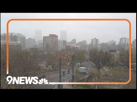 April snow falls in Colorado