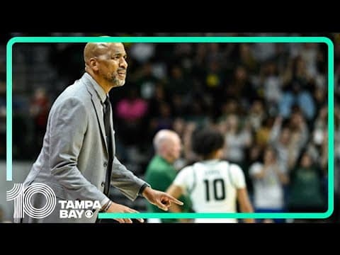 USF leaders speaks after basketball coach unexpectedly dies