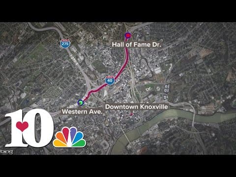 TDOT crews to pave patches of I-40 West near downtown Knoxville overnight next week