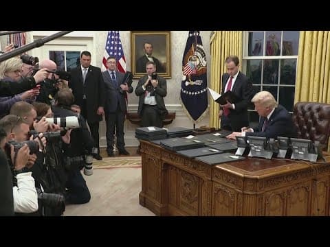 President Trump moving quickly to enact campaign promises