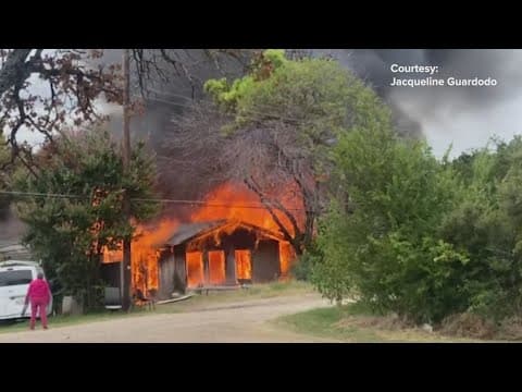 Three homes destroyed after fire in Denton County neighborhood