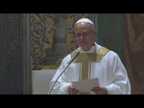 Pope Leo XIV to hold first Sunday mass