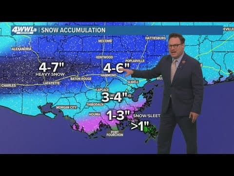 New Orleans Weather: Bitter cold and snow!