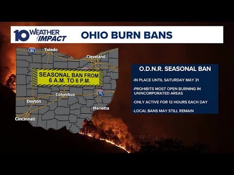 Seasonal burn bans in effect for Ohio