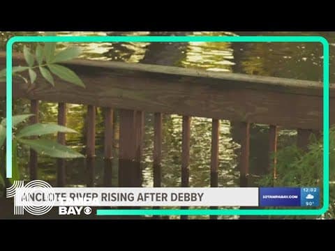 Anclote River rises after Tropical Storm Debby impacts
