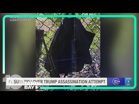 Florida sues DOJ over Trump assassination attempt in September