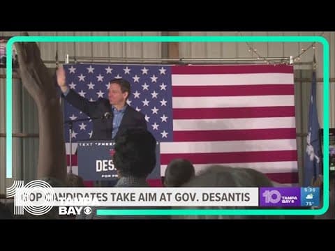 GOP candidates take aim at Gov. Ron DeSantis on campaign trail