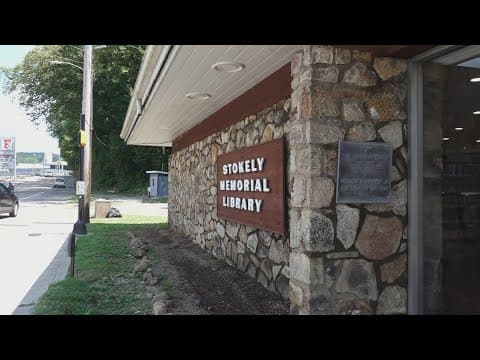Stokely Memorial Library in Newport preps for October reopening after damage from Hurricane Helene