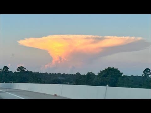 What was that cloud seen across Houston on Thursday morning?
