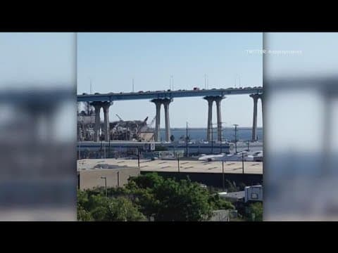 Eastbound lanes shutdown on Coronado Bridge after multi-car crash