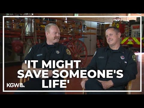 Portland firefighter raises awareness after surviving near-fatal heart attack