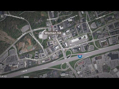 KPD: Woman hospitalized after car hits her in West Knoxville