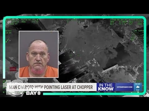 Brandon man arrested for pointing laser at sheriff's office pilot