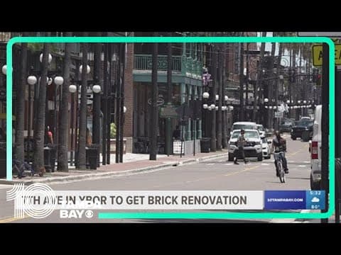Ybor City street to get brick makeover