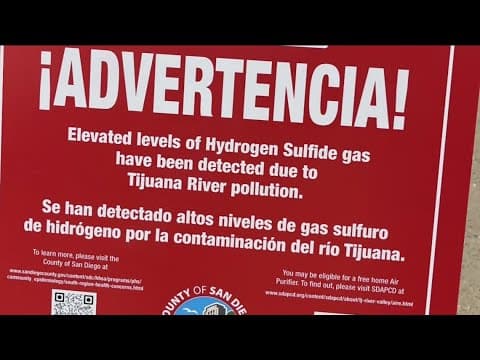 New signs going up near Tijuana River, warning people about the toxic gases