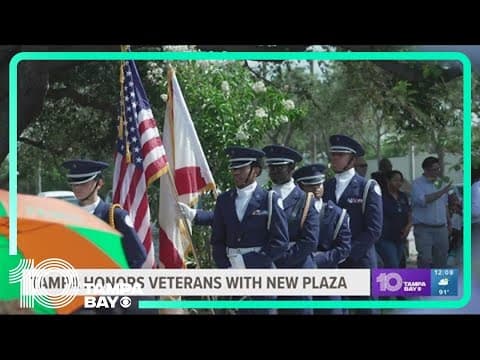 Tampa honors WW2 veterans with new plaza