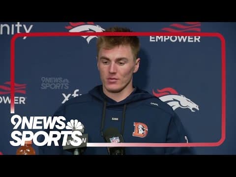 Bo Nix took the Broncos to the playoffs in his rookie season: 'Overall, a lot to learn from'