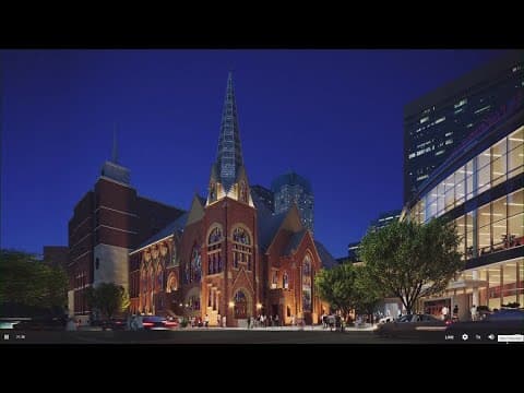 First Baptist Dallas releases plans for historic sanctuary after fire