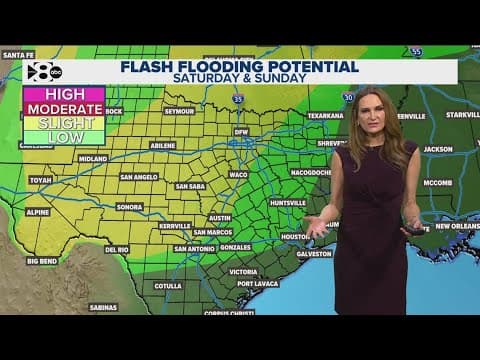 DFW Weather: Scattered rain is expected this weekend. Here is the latest timeline.