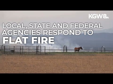 Central Oregon's Flat Fire estimated at 18,000 acres