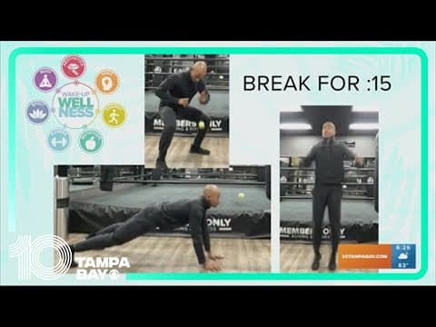 This easy exercise routine uses a tennis ball | Wakeup Wellness